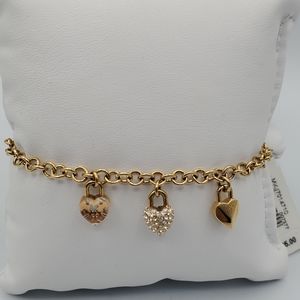 Michael kors Gold tone Logo Love Bracelet …